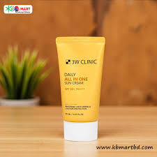 3W Clinic Daily All In One Sun Cream 50ml – SPF Protection & Moisturizing Sunscreen